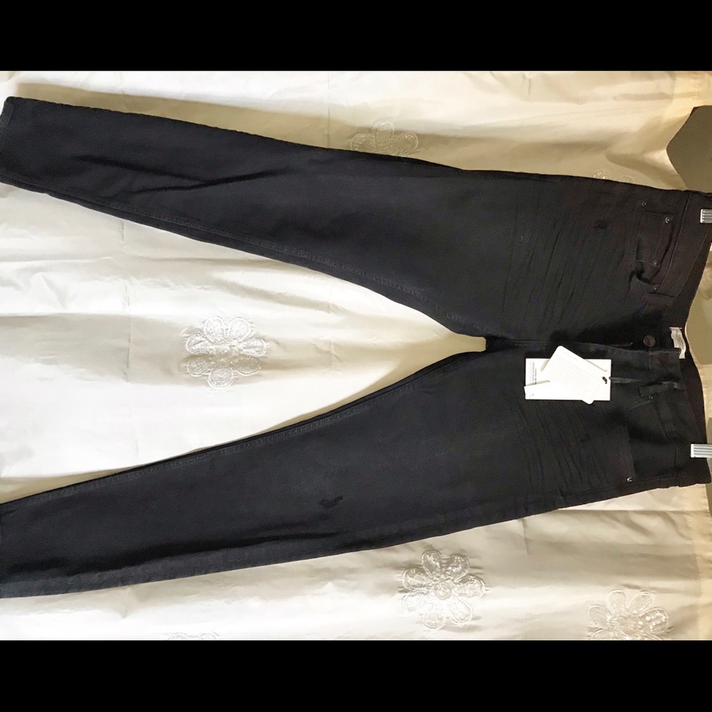 Zara Woman black skinny jeans sz 8
